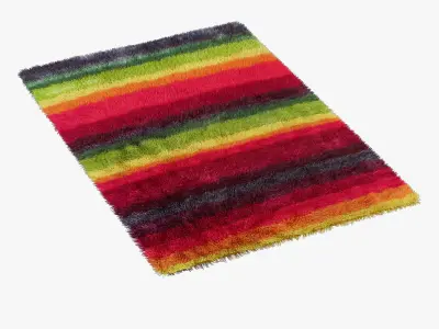 Carpet Arte Espina Shaggy Low-poly 3D model