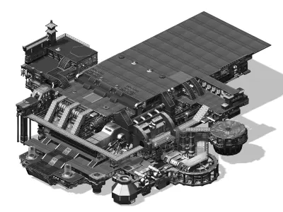Crystal Palace - Floor 3D model