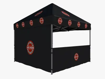 Event Tent 2  4x4 3D model