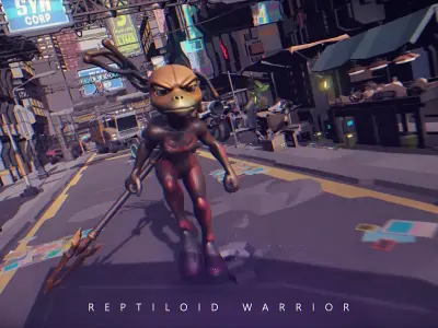 AIGROK Low-poly 3D model