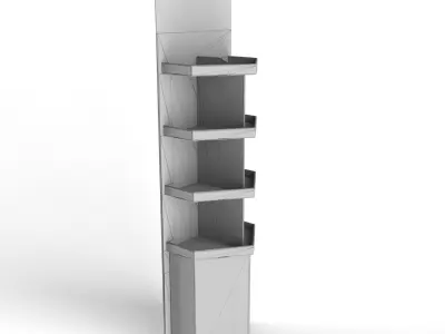 Point of Sale Cardboard Display Stand Texture