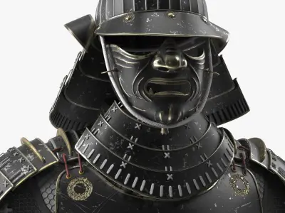  Samurai Sengoku Era Warrior Armor With Antler Helmet 
