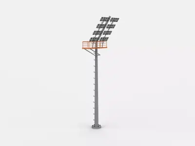 Stadium Lights  3D model