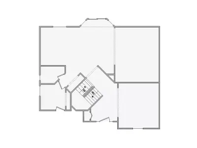 Simple Interior Sketch - 2501-3000 SF - Xactimate - Matterport 3D model