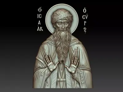 Saint Isaac the Syrian 3D print model