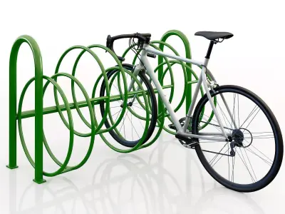 Bike rack 3d model 1 3D model