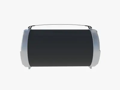 boombox Low-poly 3D model