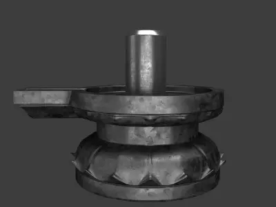 Lingam 3d model unwrapped 3D model
