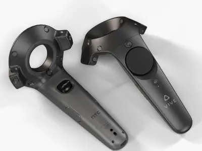 HTC Vive Controller for VR headset Low-poly 3D model