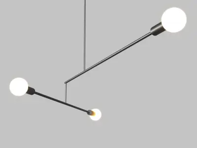 Big Mobile Light Low-poly 3D model