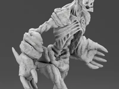 Alien Claws 3D print model