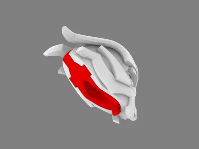 Head of DREAD agent Casur 3D print model