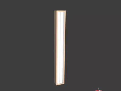 Tube Light Free low-poly 3D model