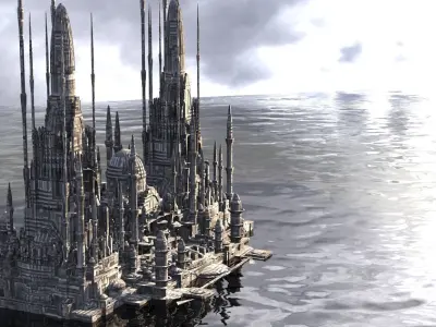 Star Wars inspired Senators house 3D model