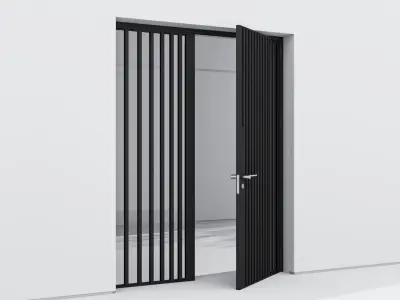 Aluminium door 226 3D model