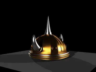 Viking Army Helmet 3D model