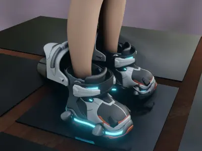 Si Fi Juno Space Ranger Boots Overwatch 2  3D print model
