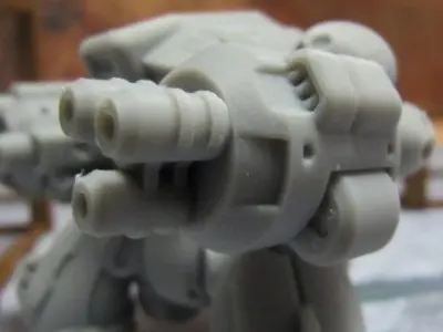 CHIBI-TECH SD - TRIDENT ARM-A VULCAN   3D print model