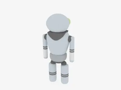 Robot Character Toon 3D model