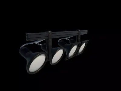 LED Track Lights 3D model