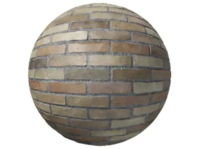 Beige rustic brick wall texture Texture