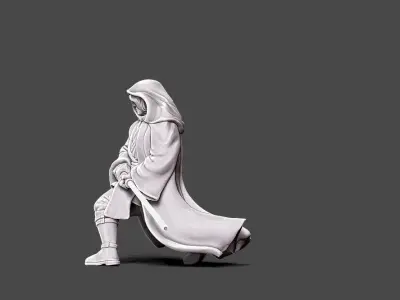 Dark adept - 35mm scale 3D print model