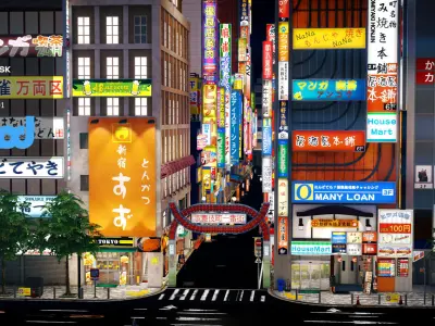 Kabukicho Street 3D model