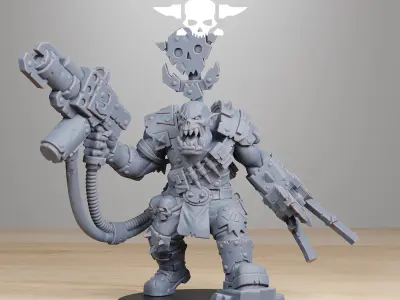 Orkaz BlackSkull 3D print model