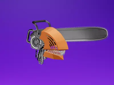 ChainSaw-Man Denji Devil Head 3D model