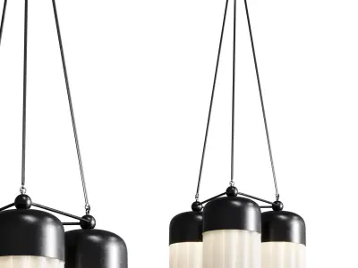 apparatus tassel 01 pendant light Low-poly 3D model