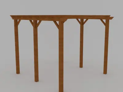 pergola 3D model