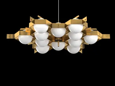 Esagono chandelier 3D model