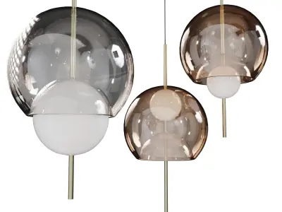 Sans Souci Galileo ABC Pendant Lamp01 Low-poly 3D model