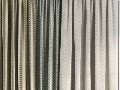 Curtain Set 91 3D model