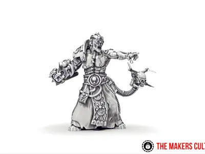 Dark Techno - Cybertechnic priest and Upgrade 3D print model