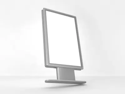 Billboard blank 3D model