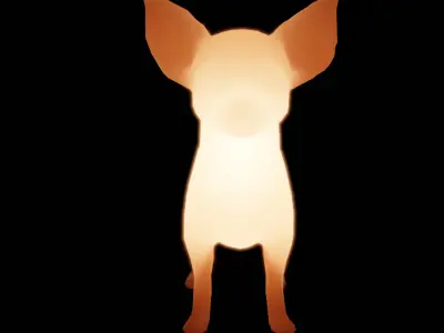 Indirect Chihuahua lighting 3D model