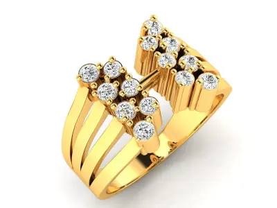 Women Ring 3D print model 114