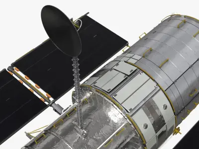  KH-11 Kennan Reconnaissance Satellite Silver 