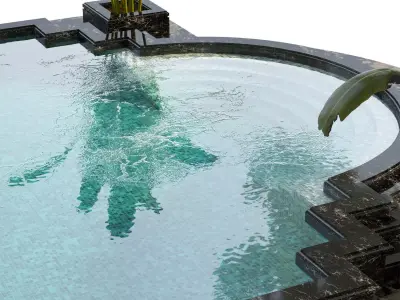 Swimming pool 019 3D model