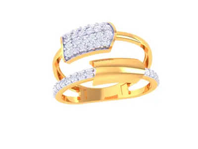  Women Ring MTL 3dm STL OBJ FBX Details 3D print model 16