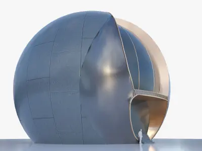 Future Sphere building 3D model