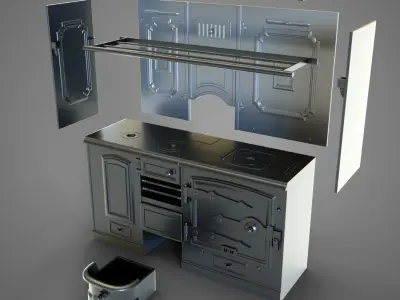 The Kelvin kitchen range - 3D printing 3D print model