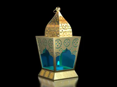 Ramadan Lantern 3D Model 3D model