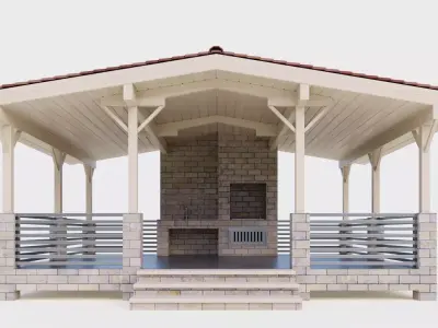 Big gazebo 3D model