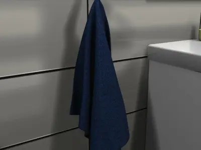 Bathroom Furniture Scene 3D model