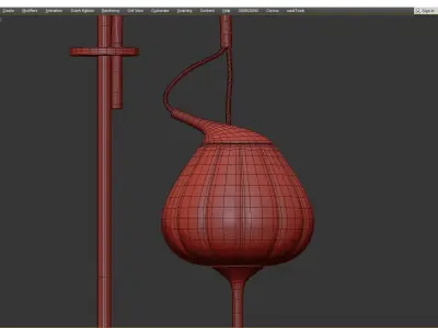 VONN Lighting Lecce Integrated LED Table Lamp Low-poly 3D model