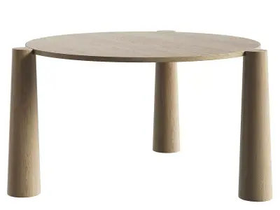 Madeleine dining chair and Girard dining table 3D model