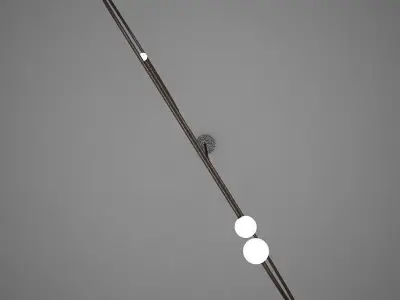  HD Ceiling Pendant Lamp Modern Low-poly 3D model