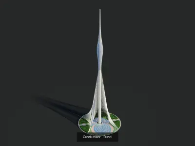 Tallest buildings in the world 3D Model Pack